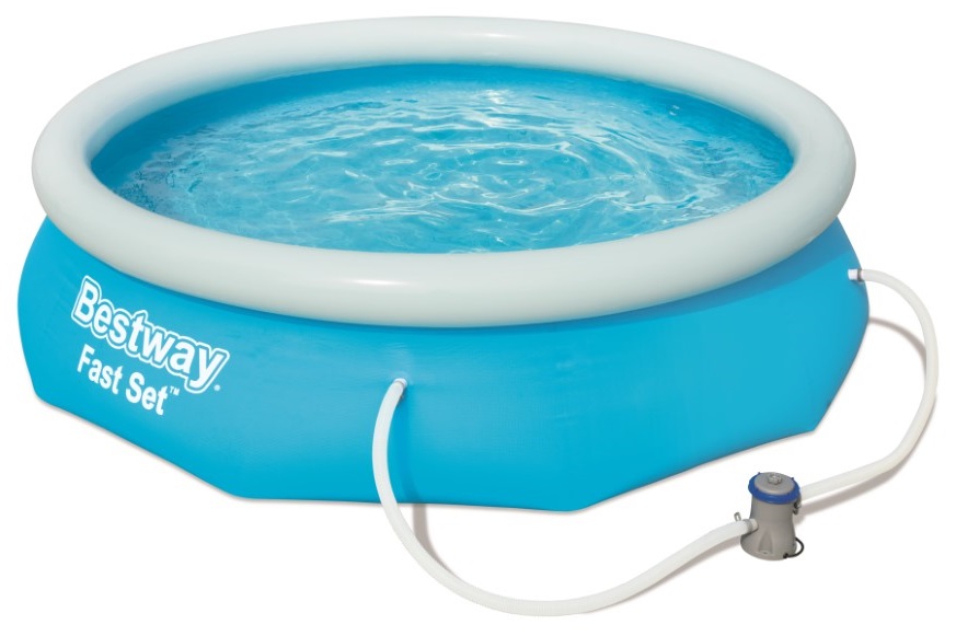 Se Bestway Fast Set Pool Sæt 305 x 76cm m/filter pumpe hos MM Action