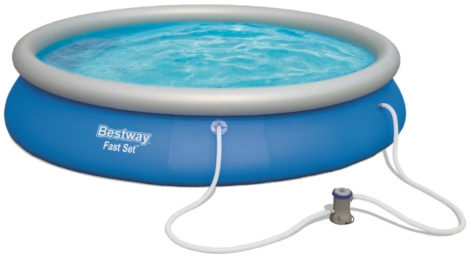 Bestway Fast Set Pool Sæt 457 x  84cm m/filter Pumpe