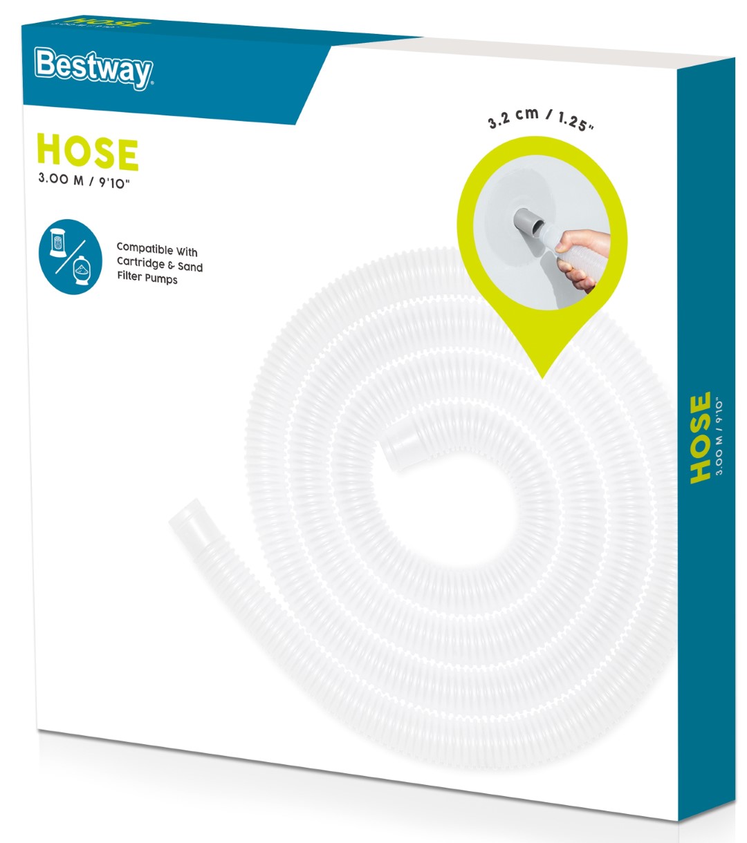 Billede af Bestway Flowclear 32mm Slange til pool 3m