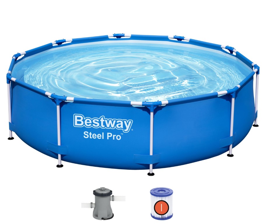 Bestway Steel Pro Frame Pool 305 x 76 cm m/filter pumpe