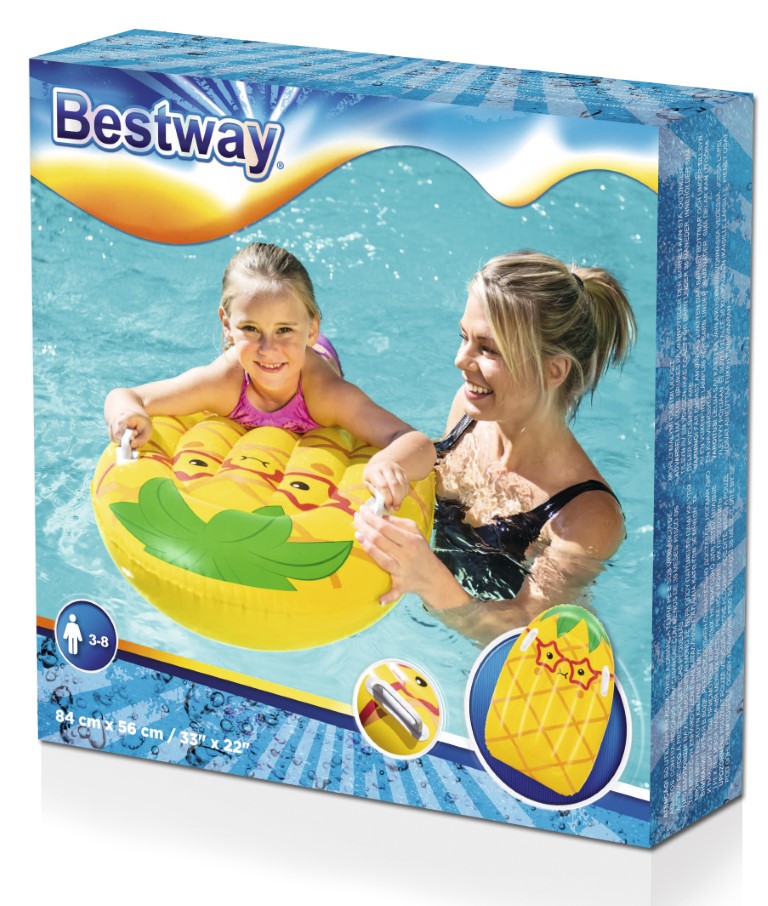 Bestway Surf Buddy 84 x 56 cm, Gul