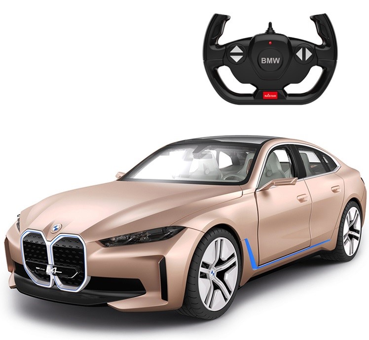 Se BMW i4 Concept Fjernstyret Bil 1:14, 2.4G hos MM Action