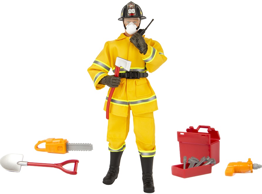 Billede af Brandmand Action Figur 30,5cm med tilbehør (Model A)
