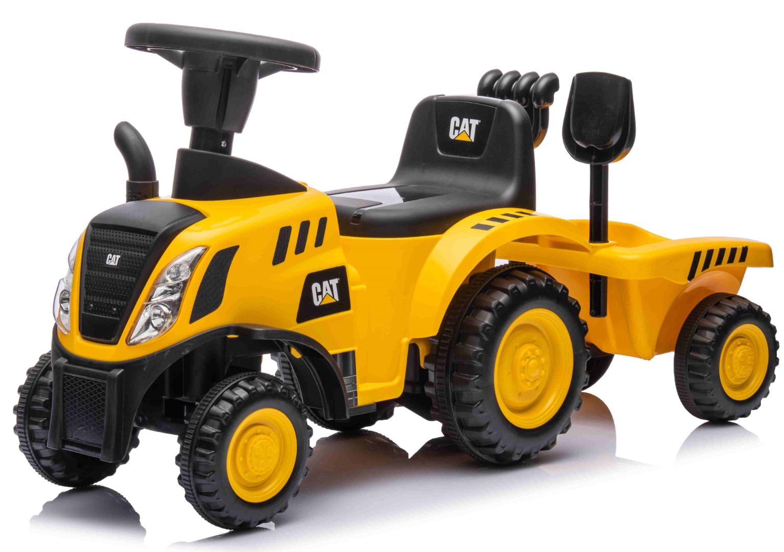Se CAT Caterpillar Gå-Traktor med Trailer og værktøj hos MM Action
