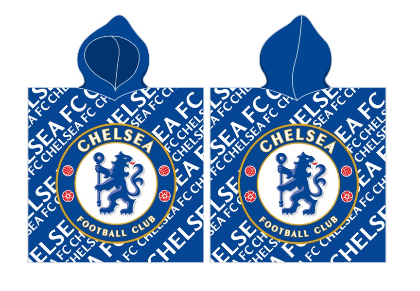 Chelsea F.C. Poncho - 100 procent bomuld