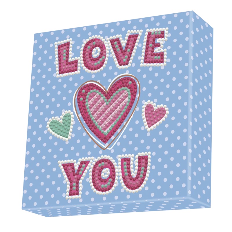 Billede af Diamond Dotz Box 15 x 15 cm - Love You