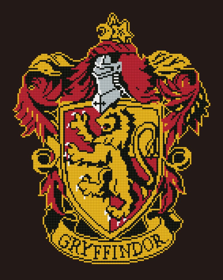 Se Diamond Dotz Harry Potter Gryffindor Crest 40 x 50 cm hos MM Action