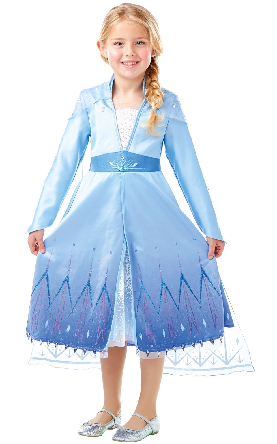 Disney Frost 2 ELSA Premium Kjole Udklædningstøj (3-10 år) Kr. - på lager til omgående