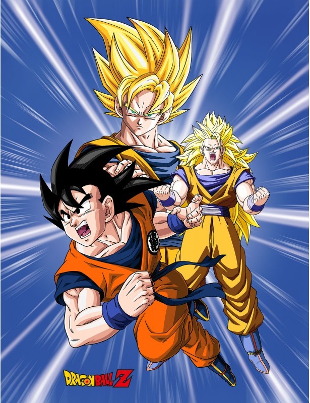 Dragon ball Z Fleecetæppe - 130 x 170 cm