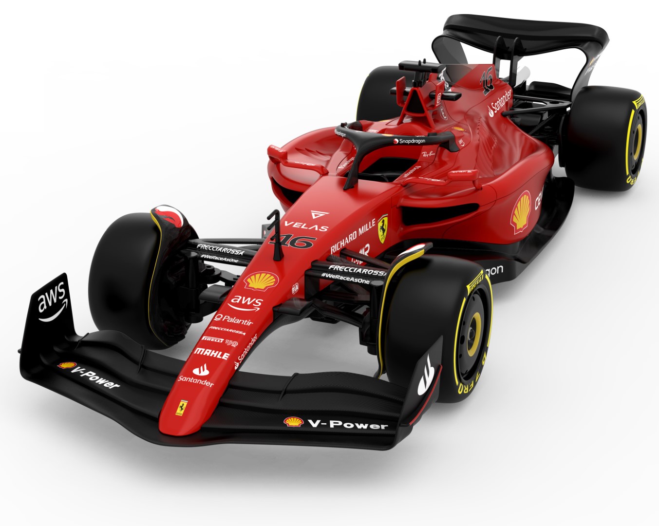 Billede af Ferrari F1 75 Fjernstyret Bil 1:12, 2.4G