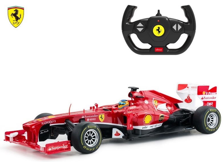 Se Rastar - Rc Ferrari F1 Fjernstyret Bil - 1:12 - Rød hos MM Action