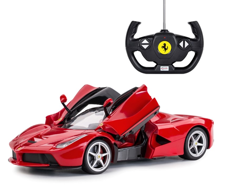 Se Ferrari LaFerrari Fjernstyret Bil 1:14 Gul hos MM Action