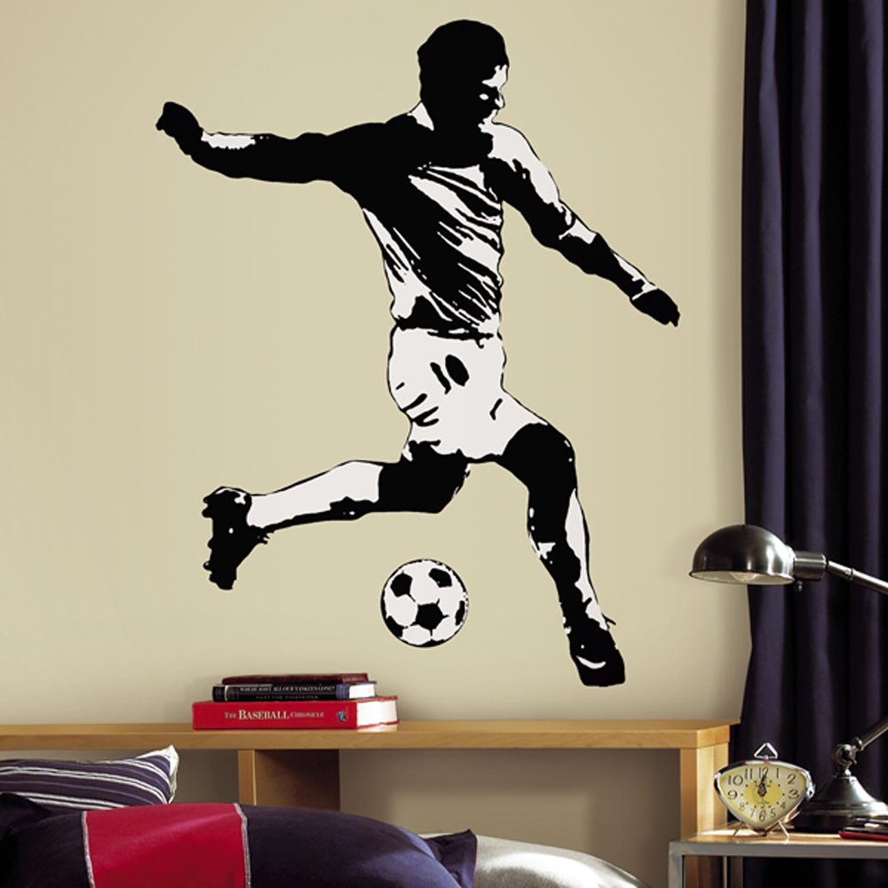 Billede af Fodboldspiller Wallstickers