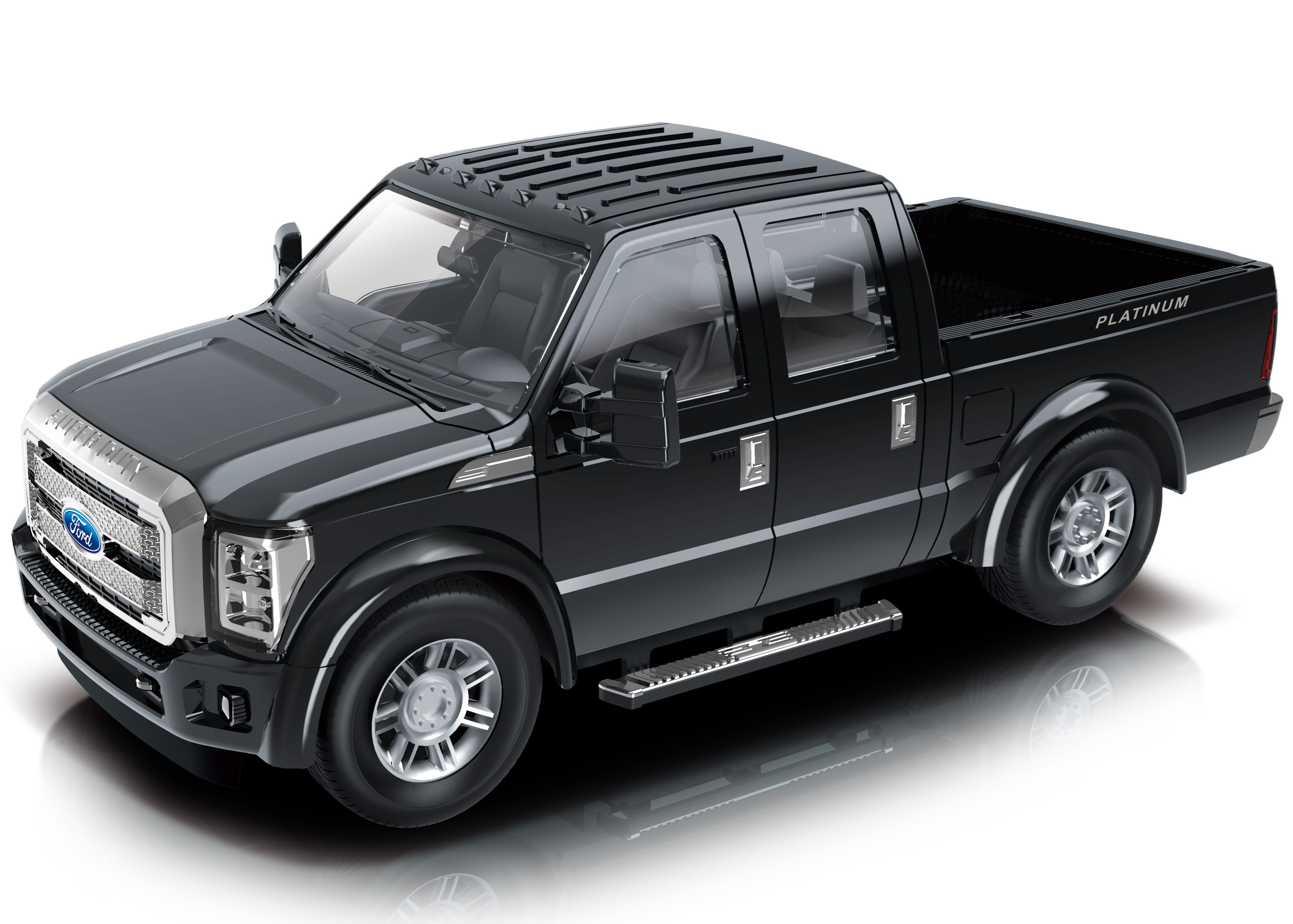 Se Ford F-350 Super Duty Fjernstyret bil 1:24 med lys hos MM Action