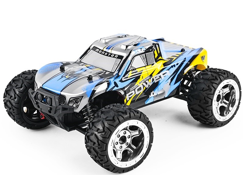 Billede af Guokai MonsterTruck 1:16 4WD Fjernstyret 2.4Ghz 35km/t Blå hos MM Action