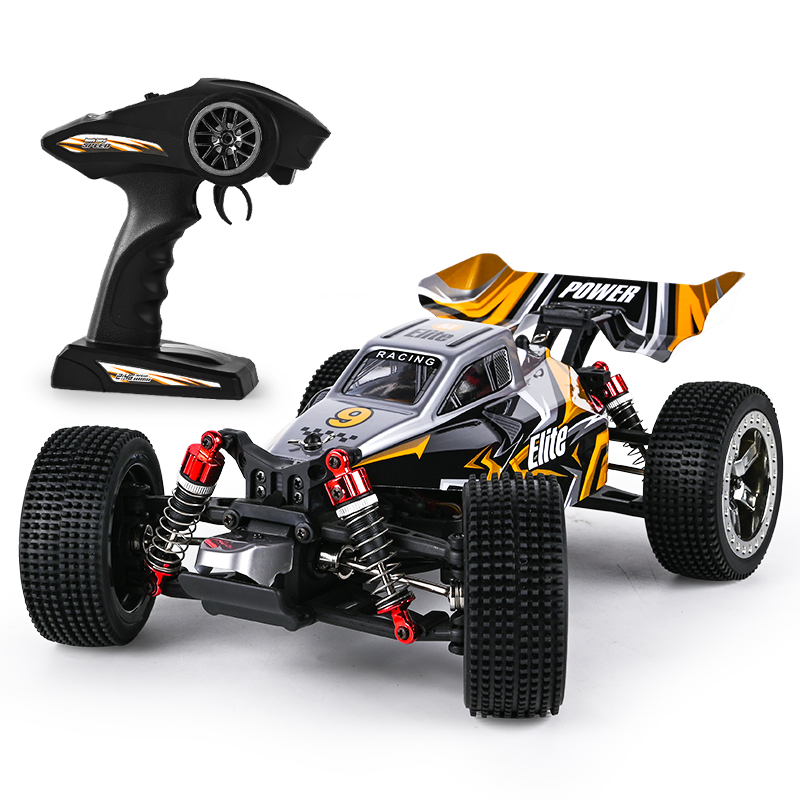 Se Guokai Off-Road Buggy 1:16 Brushless 4WD Fjernstyret 2.4Ghz 45km/t Orange hos MM Action