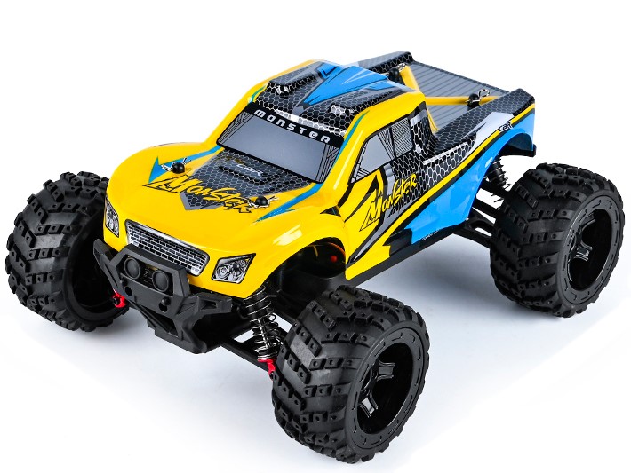 Billede af Guokai MonsterTruck 1:16 4WD Fjernstyret 2.4Ghz 35km/t Gul