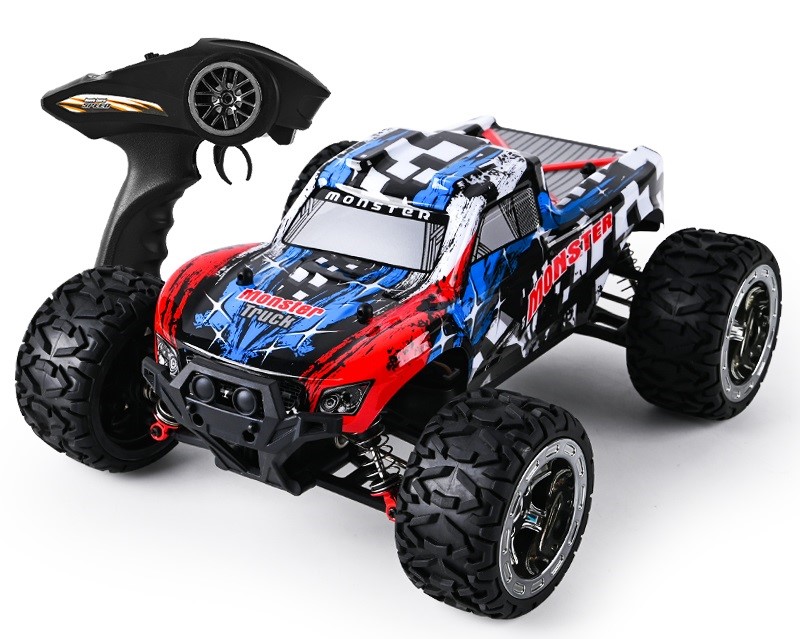 Billede af Guokai Monstertruck 1:16 Brushless 4WD Fjernstyret 2.4Ghz 45km/t Blå hos MM Action