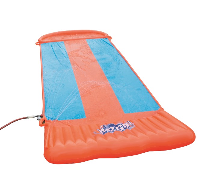 h2ogo triple water slide with speed ramp
