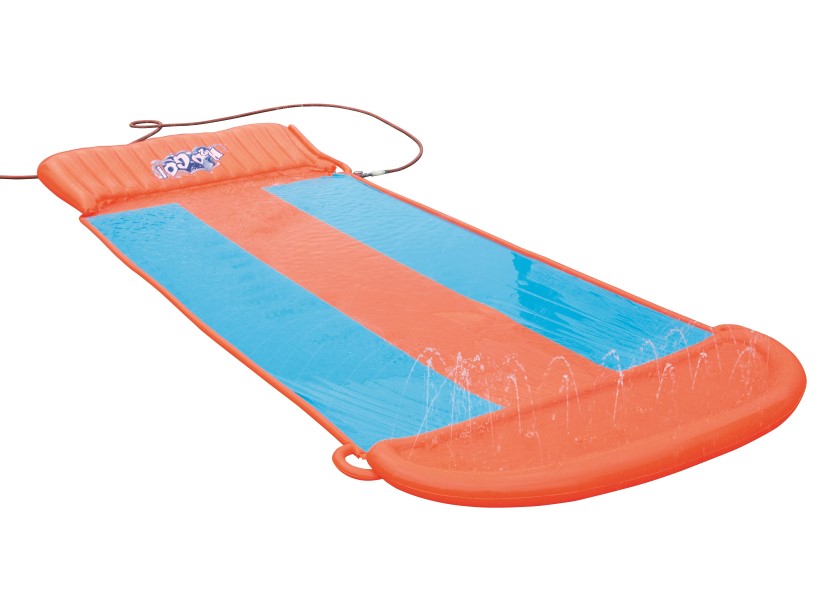 h2ogo triple water slide with speed ramp