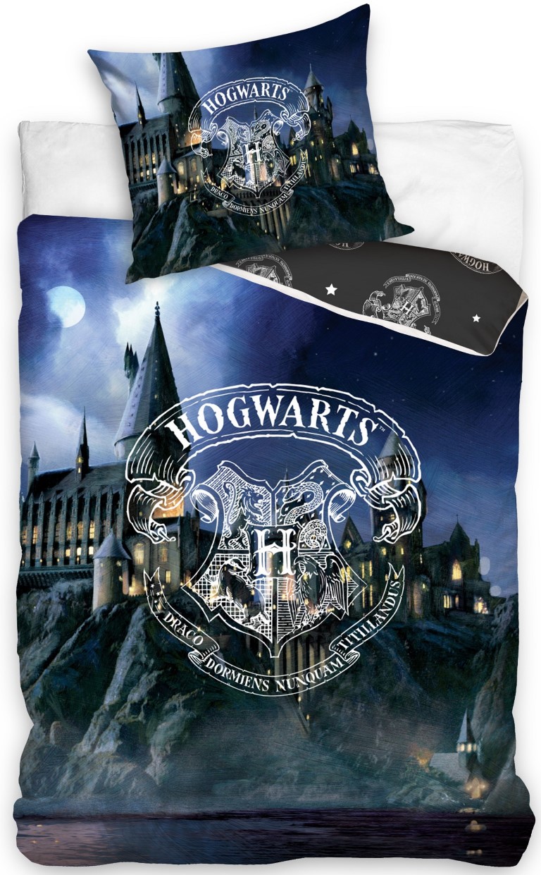 Billede af Harry Potter Hogwarts Sengetøj, 100 procent bomuld hos MM Action