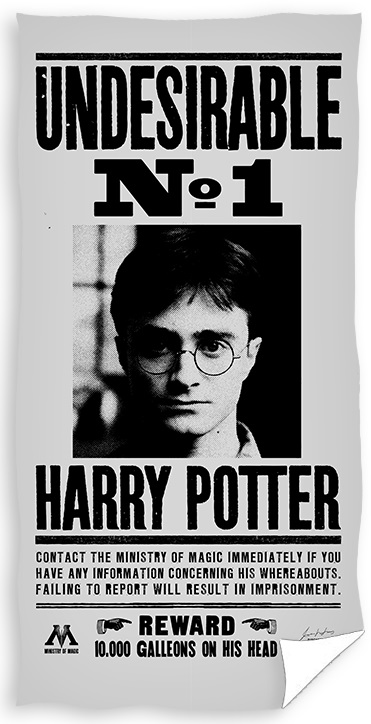 Harry Potter Reward Badehåndklæde - 100 procent bomuld