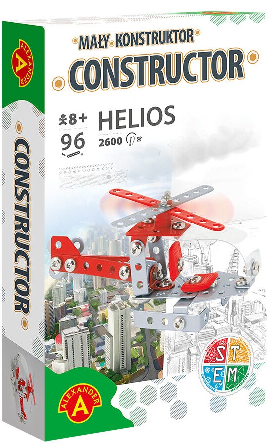 Billede af Helikopter Metal Konstruktionsbyggesæt - HELIOS