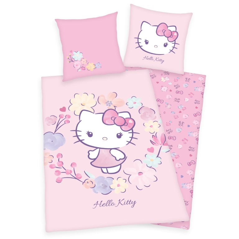 Billede af Hello Kitty Sengetøj - 100 procent bomuld