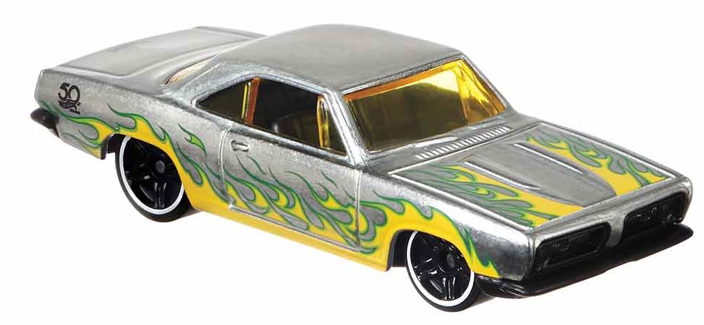 Se Hot Wheels 50TH Zamac Flames - 68 PLYMOUTH BARRACUDA FORMULA S hos MM Action