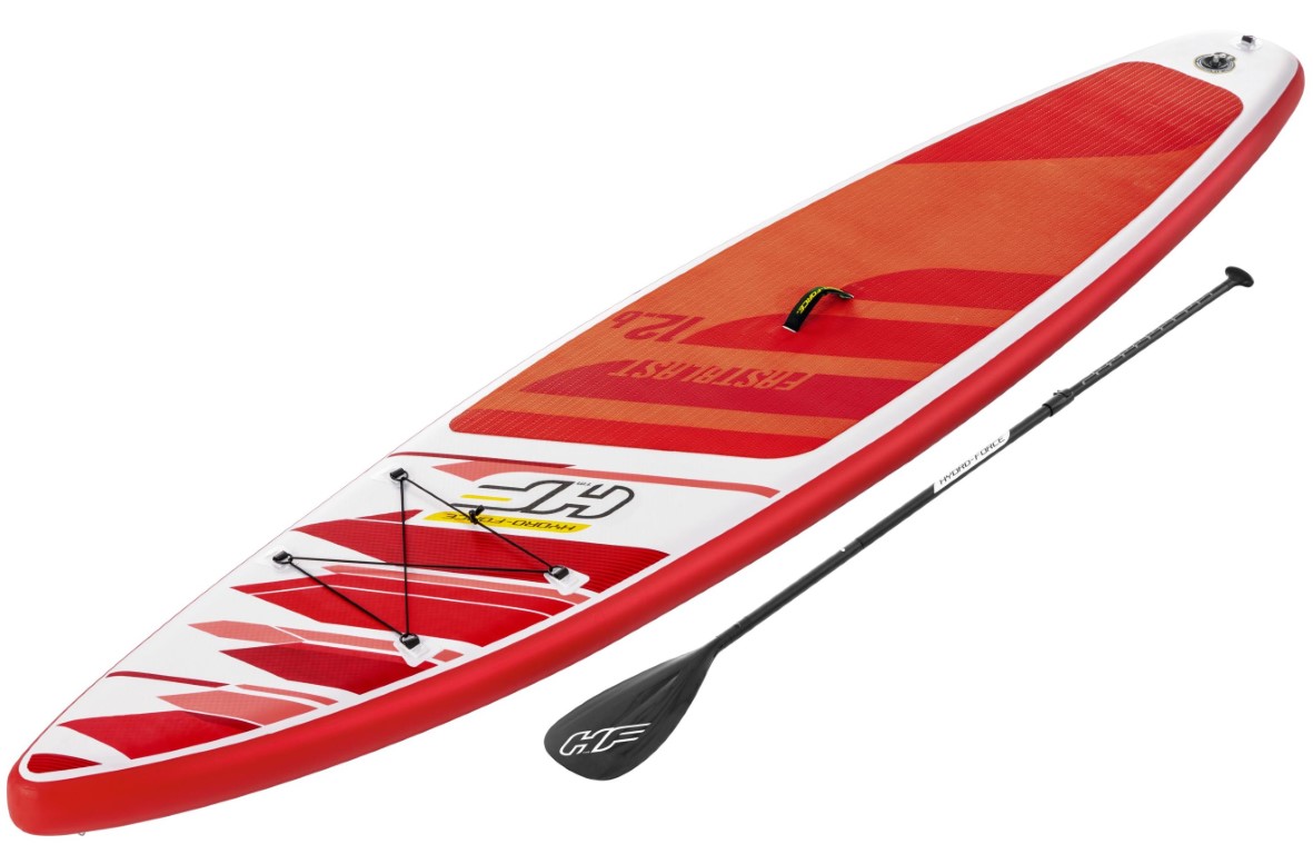 Se Hydro-Force SUP Paddle Board 3.81m x 76cm x 15cm Fastblast Tech Sæt hos MM Action