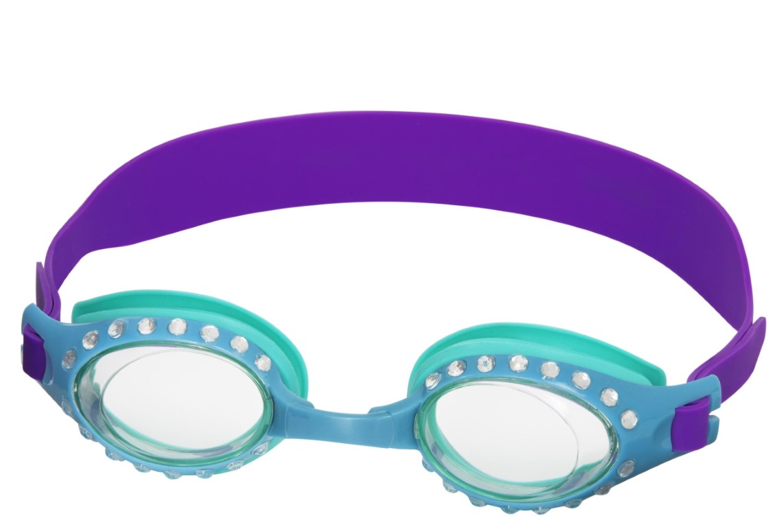 Hydro-Swim  Svømmebrille ''Sparkle `N Shine'' fra 7 år, Blå
