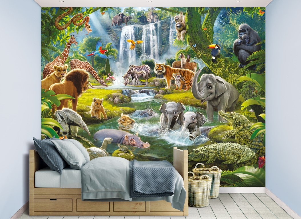 Billede af Jungle Eventyr tapet 243 x 305 cm