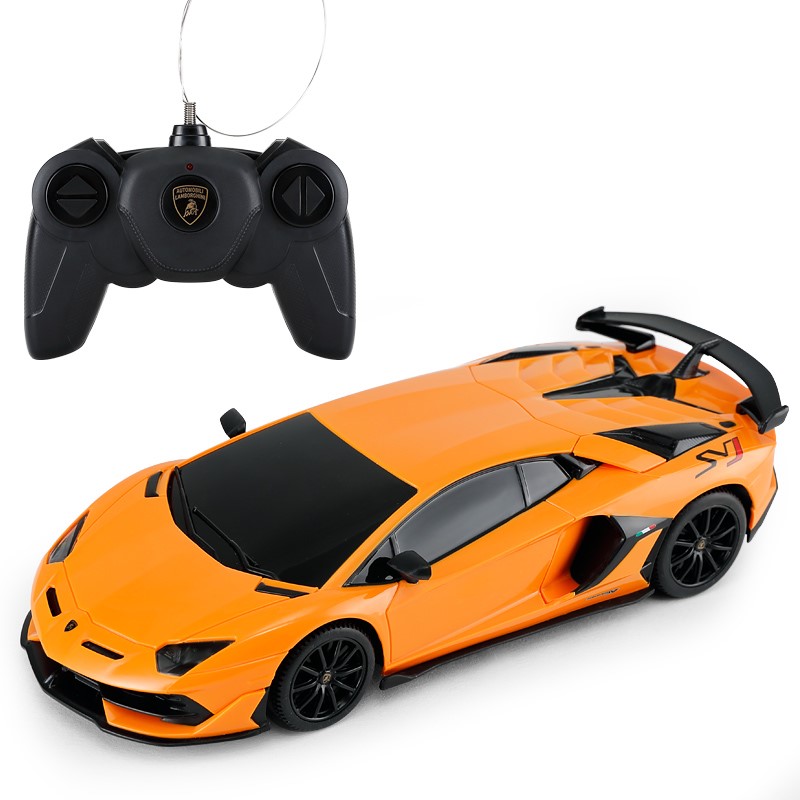 Se Rastar Lamborghini Aventador SVJ 1:24 Fjernstyret Bil - Gul hos MM Action