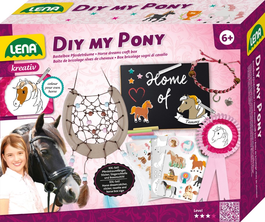 Se Lena DIY Min Pony hobbyboks til børn hos MM Action