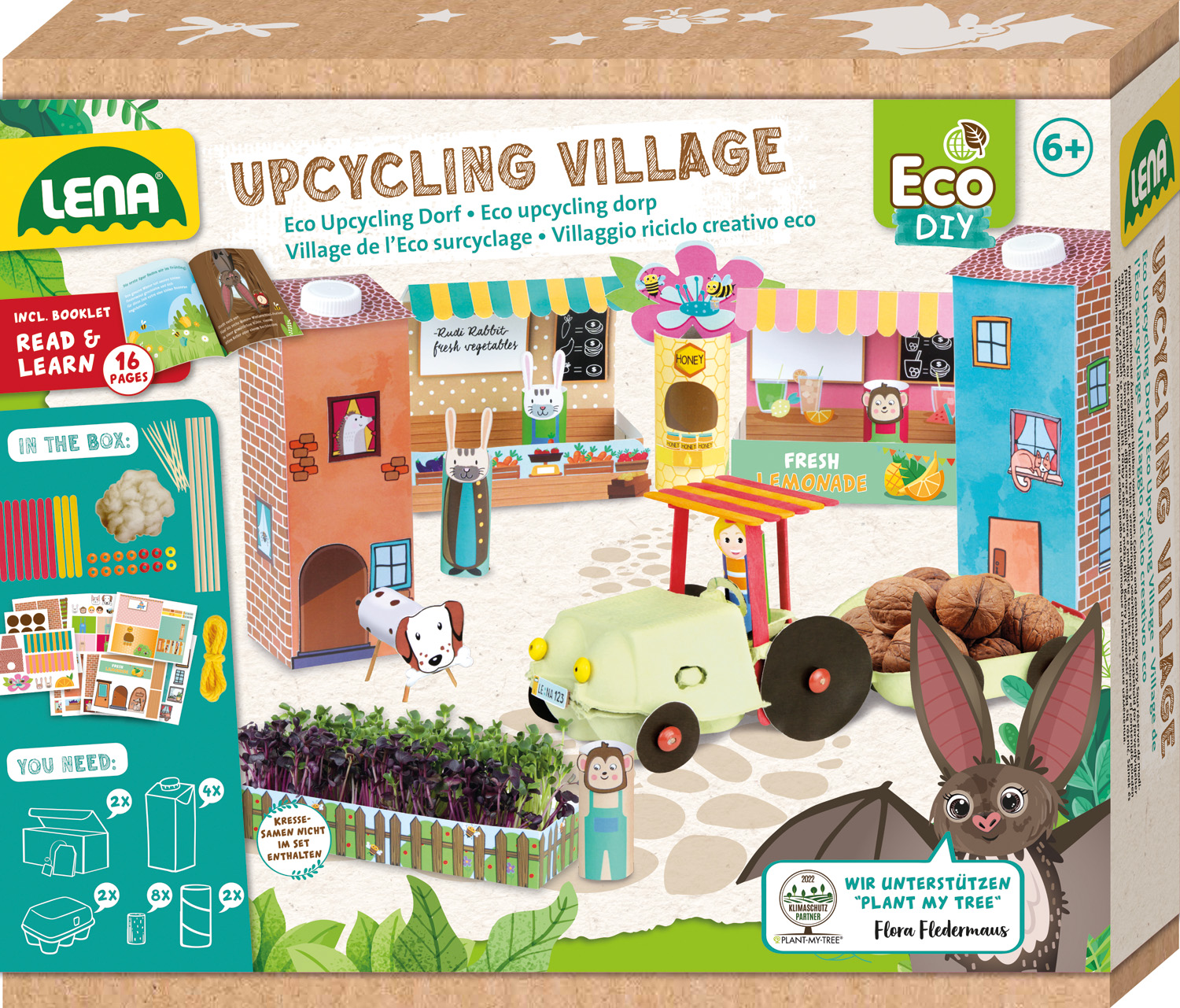 Se Lena Eco Upcycling Landsby sæt til børn hos MM Action