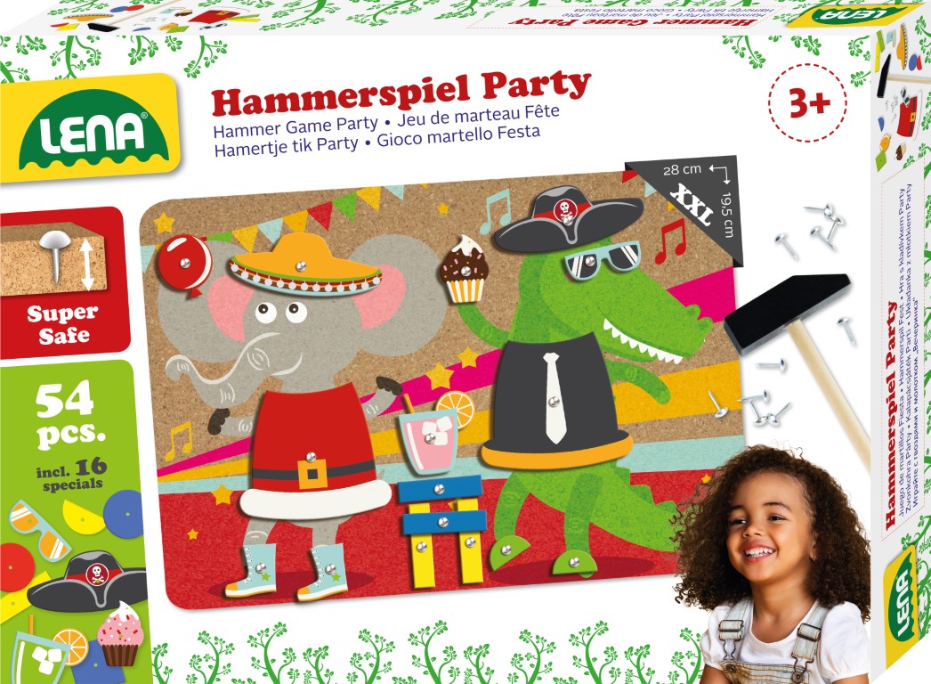 Se Lena Hammerspil Party XXL 28 x 19,5 cm hos MM Action