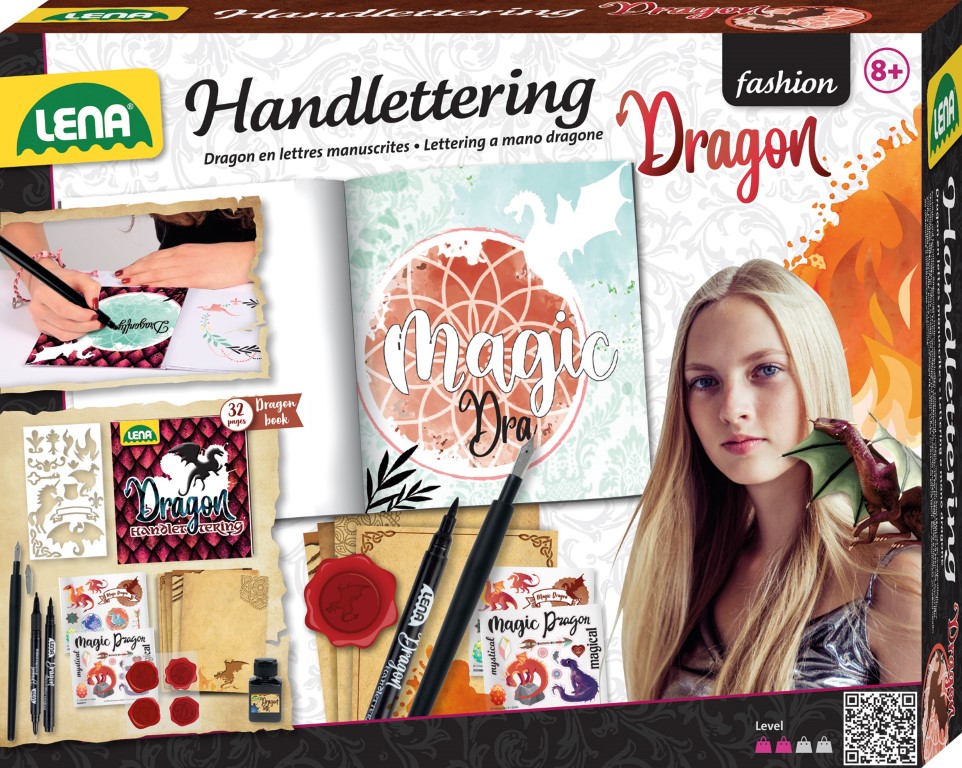 Billede af Lena Hand Lettering Drage pakke