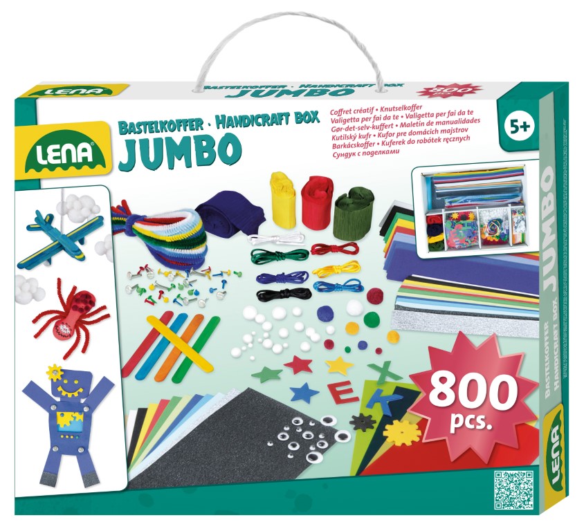 Billede af Lena Jumbo Handicraft Box Jumbo Blå