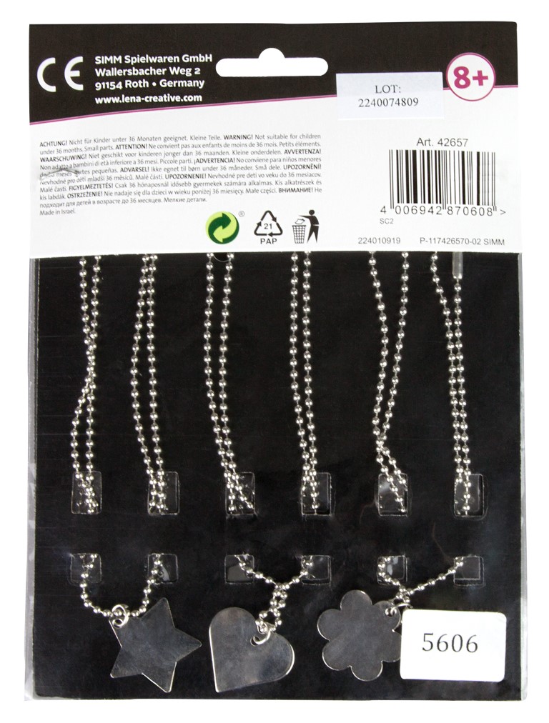 Lena Metal smykker Genopfyldningspakke Kr. 99 på lager til omgående levering
