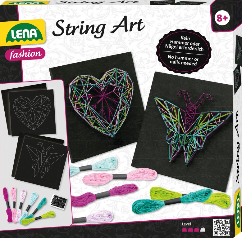 Se Lena String Art Butterfly & Heart hos MM Action