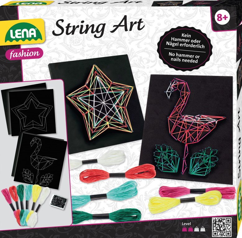 Billede af Lena String Art Flamingo og Star