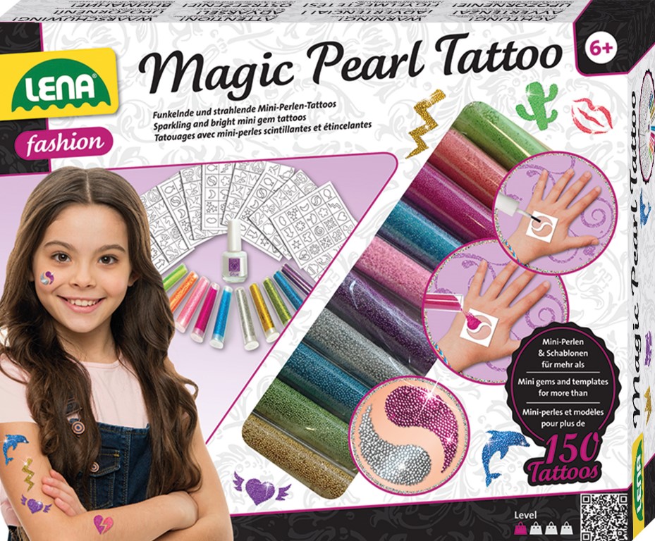 Se Lena tatoveringer ''Magic Pearl'' til børn hos MM Action