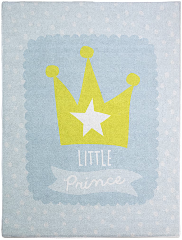 Se Lille Prins De Luxe gulvtæppe til børn 95x125 hos MM Action