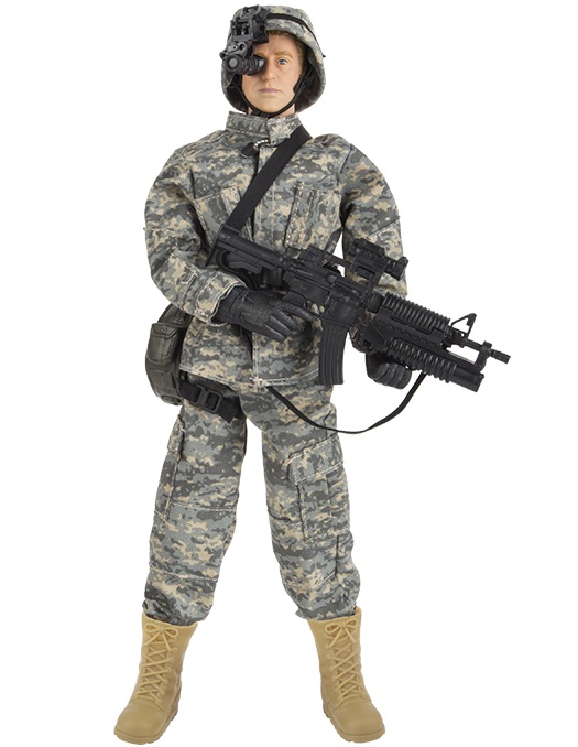 Billede af Luftbårne Infanterist Action Figur 30,5cm med tilbehør