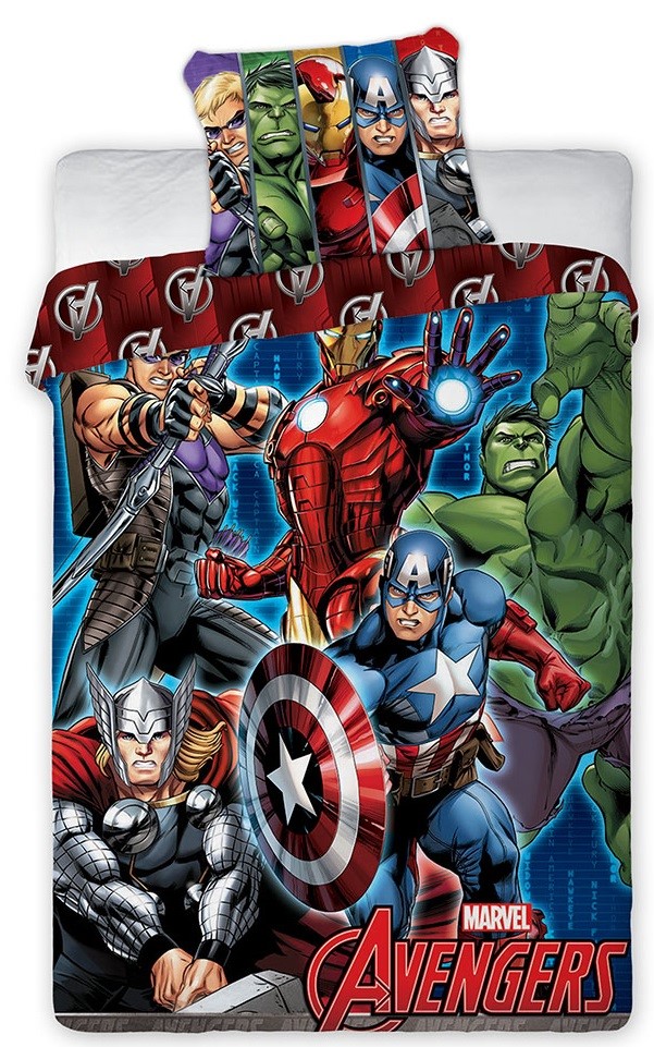 Marvel Avengers Sengetøj - 100 procent (Udgået)