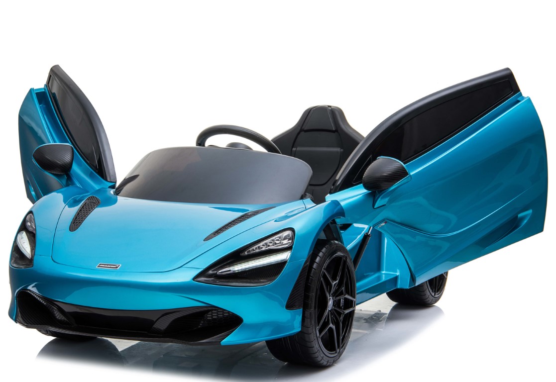 Se McLaren 720S 12v Blå-Lakering m/2.4G remote + 10AH batteri hos MM Action