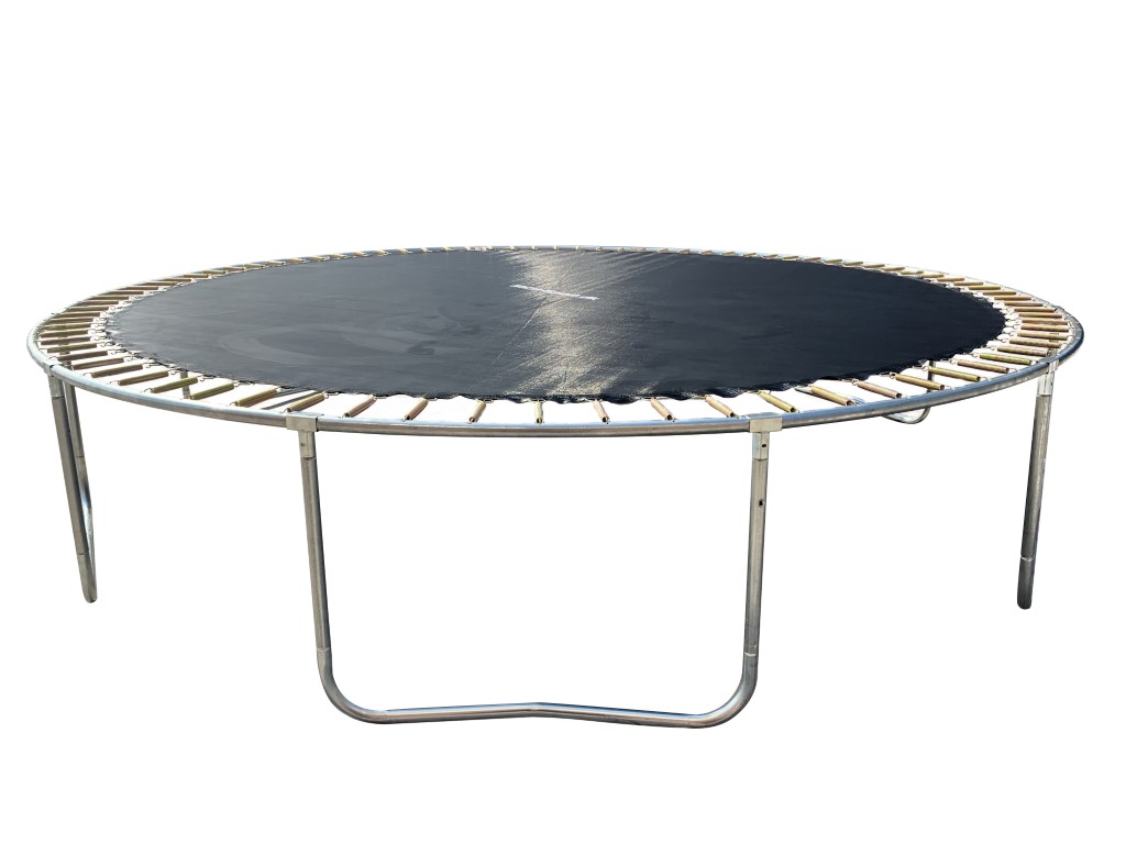 MCU-Sport Classic Plus V2 3.7M Trampolin + Sikkerhedsnet + Sort Kr. 1.998 på lager til omgående levering