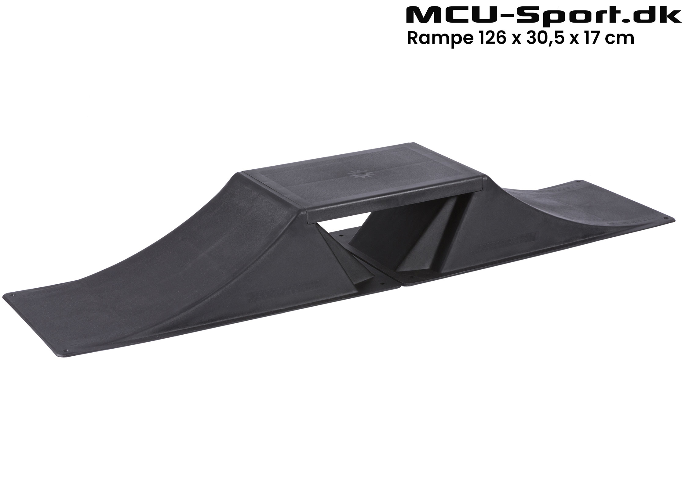Se MCU-Sport Skate Mini Rampe 126 x 30,5 x 17 cm hos MM Action