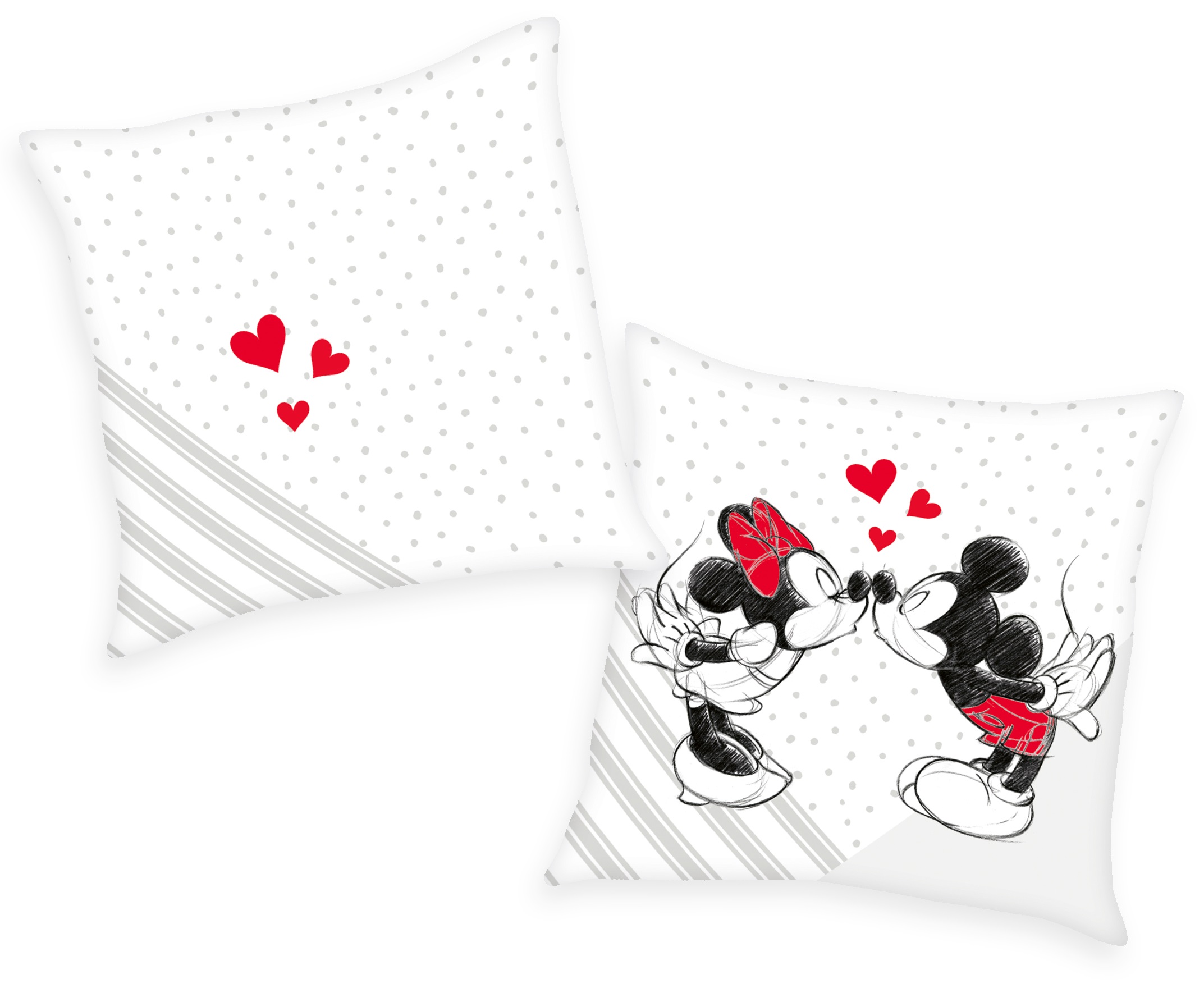 Se Mickey Og Minnie Soft Velboa Pude hos MM Action