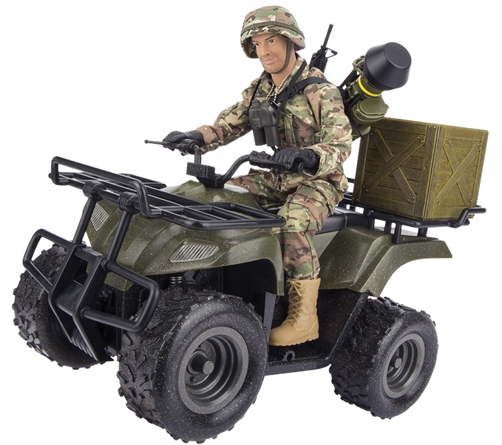 Billede af Militær ATV 1:6 med Action Figur 30,5cm (Model 2024)